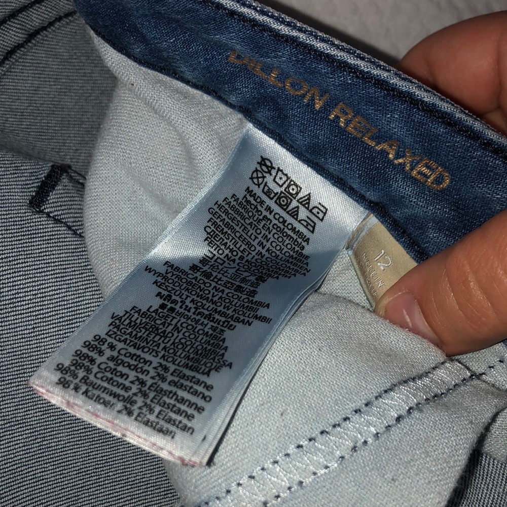 Michael Kors Dillon Relaxed Fit Denim with holes in knees size 12 - Picture 7 of 9